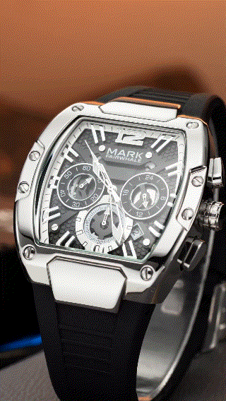 Mark Fairwhale Luxury Six-Pin Quartz Chronograph Watch