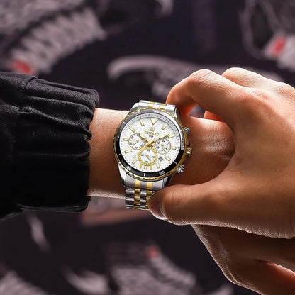 REWARD luxury business watch multi-function subdials display