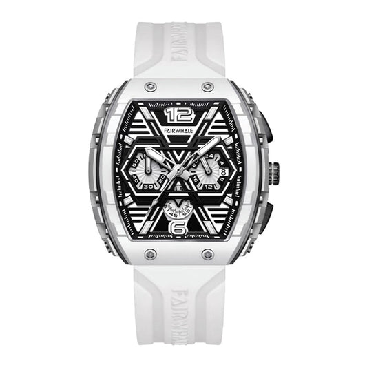 Mark Fairwhale FW-5560 watch luminous dial close-up