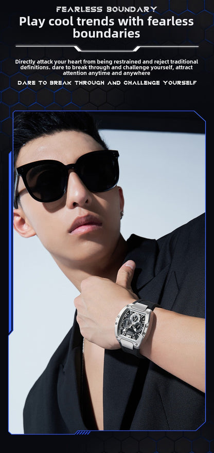 Mark Fairwhale Luxury Six-Pin Quartz Chronograph Watch
