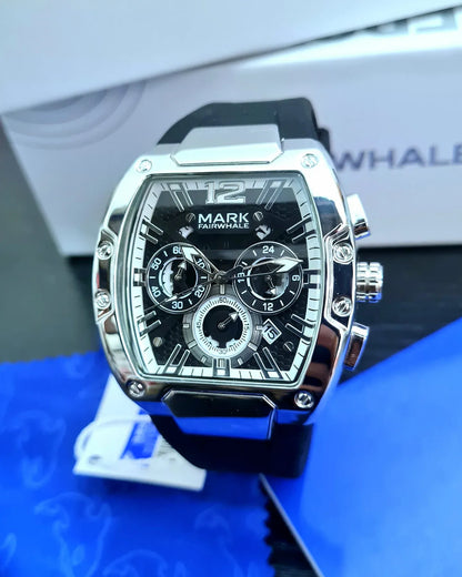 Mark Fairwhale Luxury Six-Pin Quartz Chronograph Watch