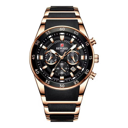 Reward RD81011M men's chronograph watch subdials detail
