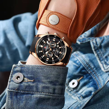 Reward VIP men's watch luminous hands in low light