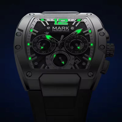 Mark Fairwhale Luxury Six-Pin Quartz Chronograph Watch